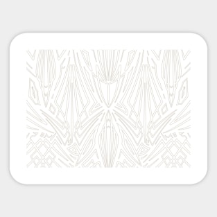 Pinstripe Pattern Creation 9 Sticker